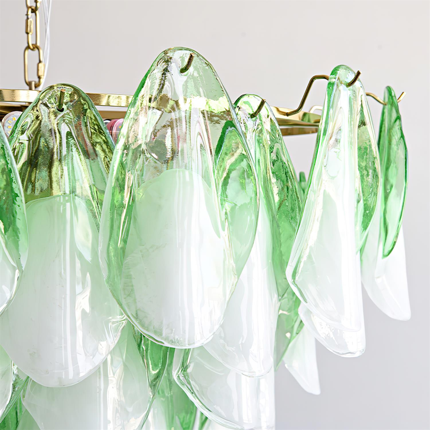 Caia Murano Glass Chandelier for Living Room - GILDLAMPS