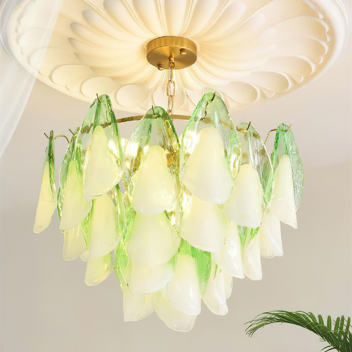 Caia Murano Glass Chandelier for Living Room - GILDLAMPS