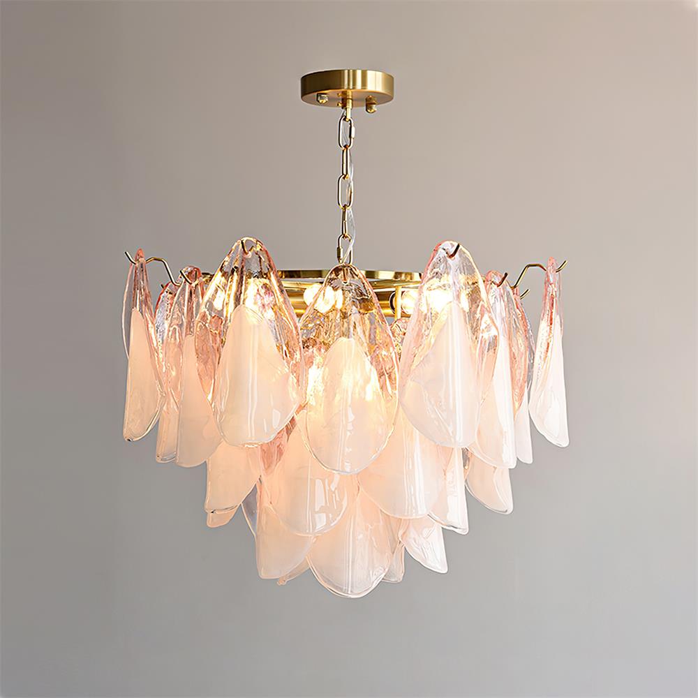 Caia Murano Glass Chandelier for Living Room - GILDLAMPS