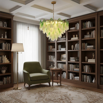 Caia Murano Glass Chandelier for Living Room - GILDLAMPS