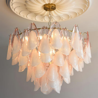 Caia Murano Glass Chandelier for Living Room - GILDLAMPS
