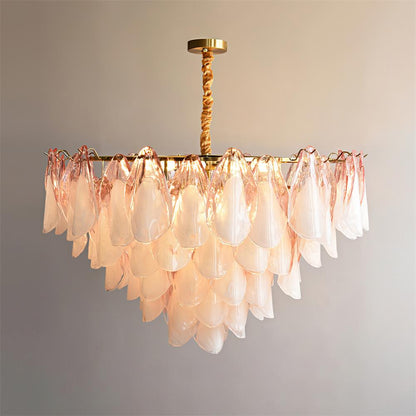 Caia Murano Glass Chandelier for Living Room - GILDLAMPS