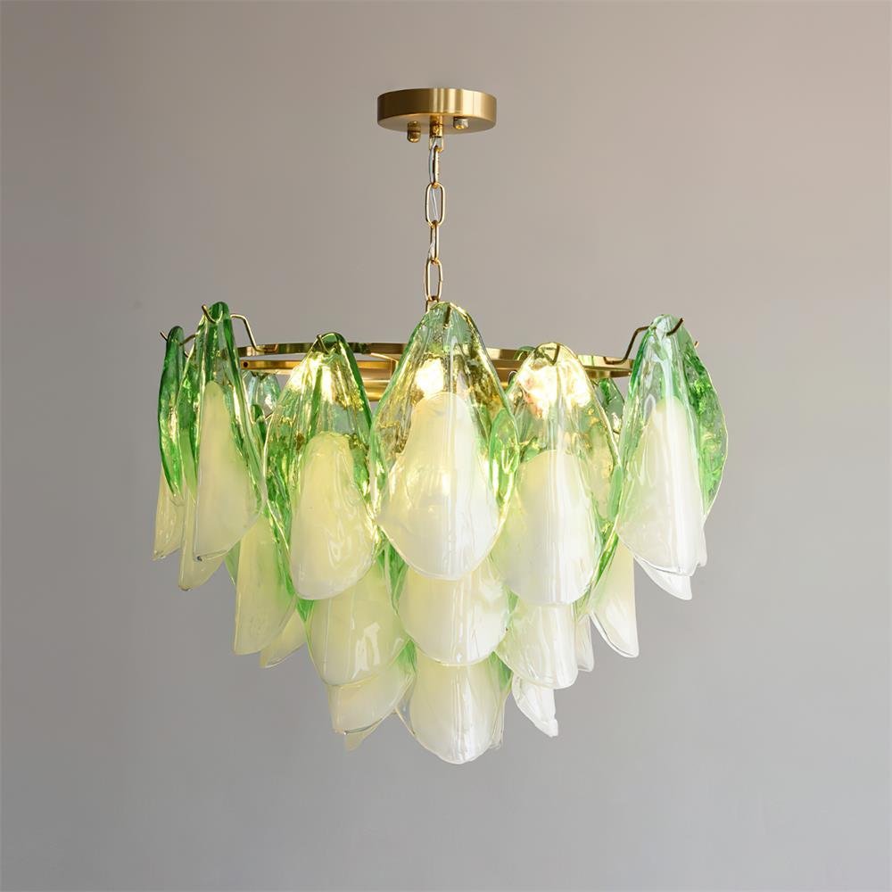 Caia Murano Glass Chandelier for Living Room - GILDLAMPS