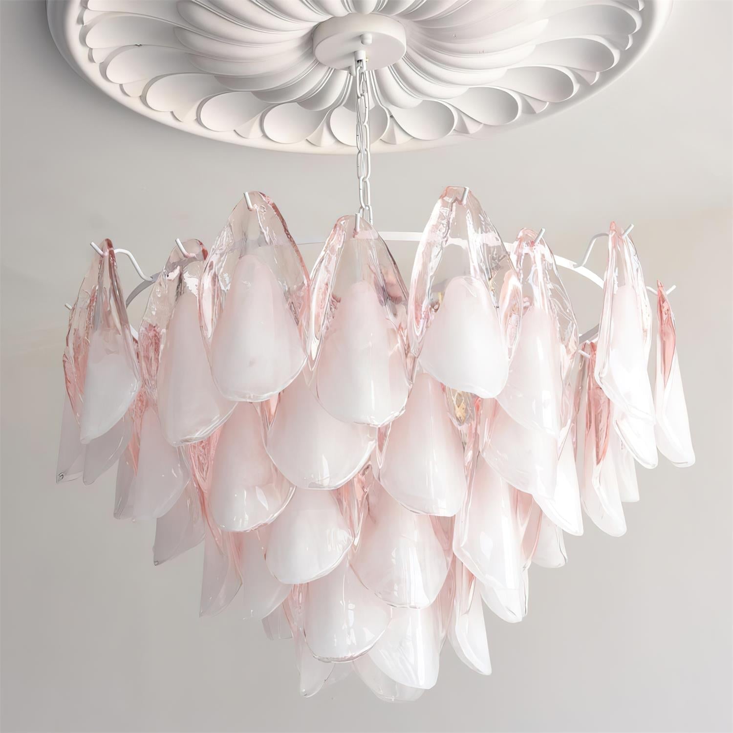 Caia Murano Glass Chandelier for Living Room - GILDLAMPS