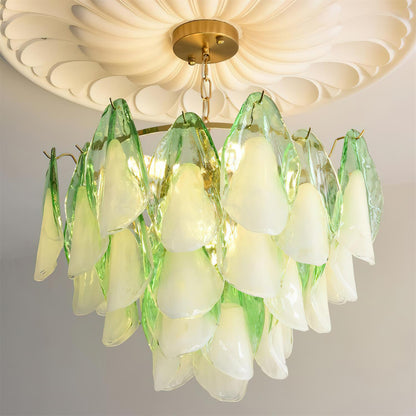 Caia Murano Glass Chandelier for Living Room - GILDLAMPS