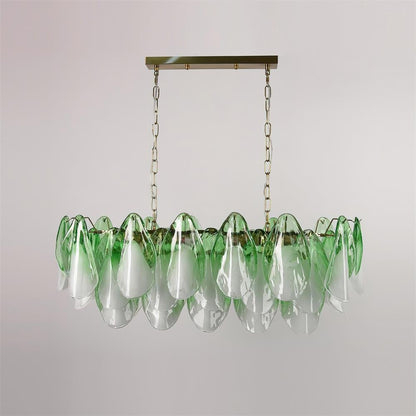 Caia Murano Glass Chandelier for Living Room - GILDLAMPS