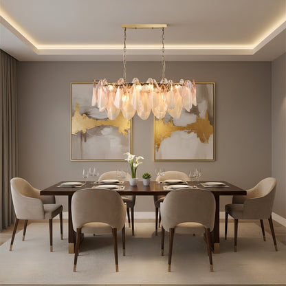 Caia Murano Glass Chandelier for Living Room - GILDLAMPS