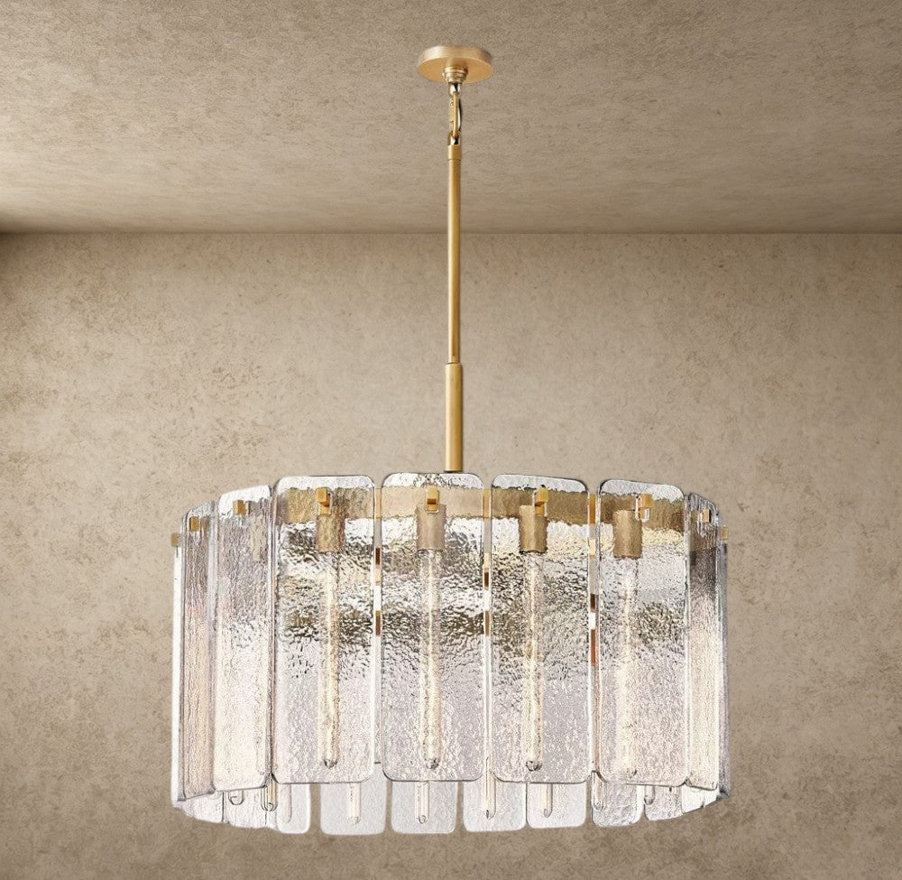 Calamette Glass Round Chandelier 36 inch, 48 inch, 60 inch