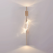 Callista Modern Crystal Linear Wall Sconce - GILDLAMPS