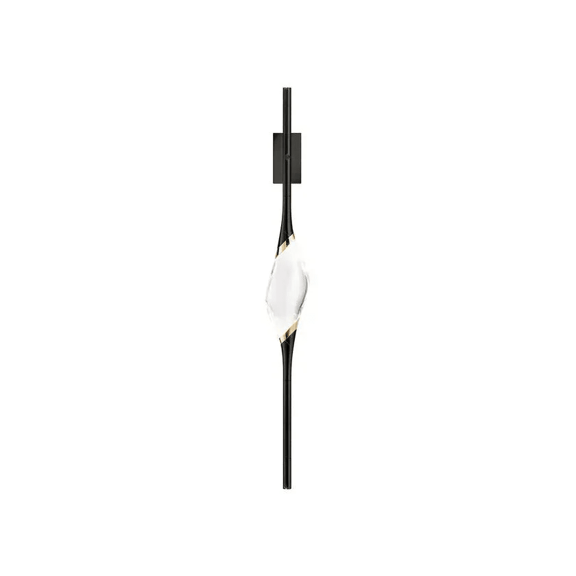 Callista Modern Crystal Linear Wall Sconce - GILDLAMPS