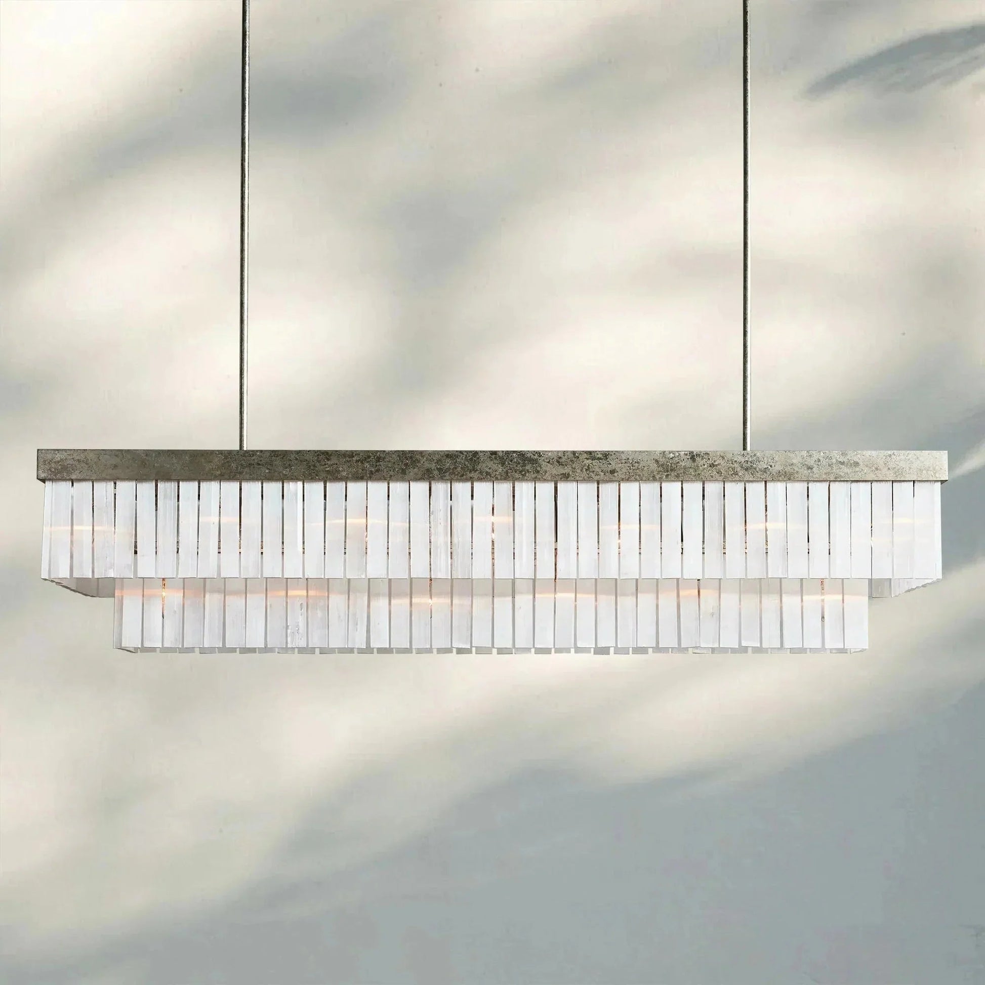 Cameron Rectangular Chandelier 49''59'' - GILDLAMPS