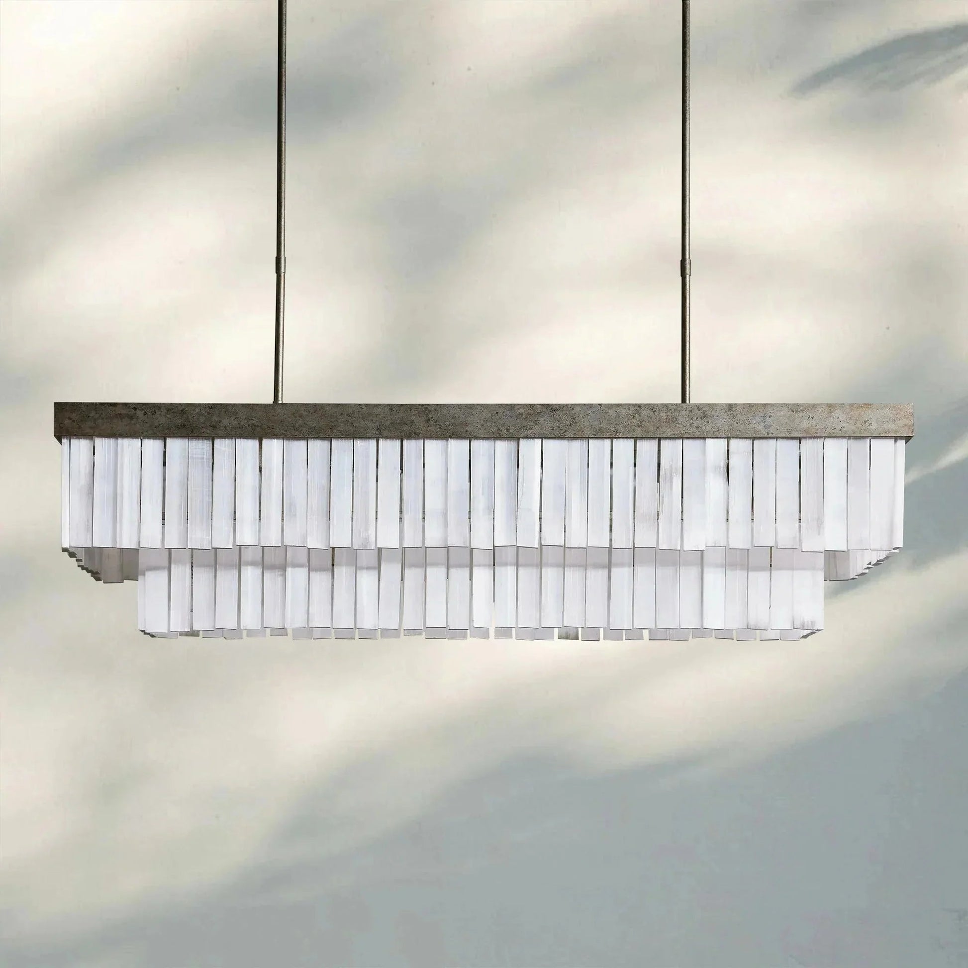 Cameron Rectangular Chandelier 49''59'' - GILDLAMPS