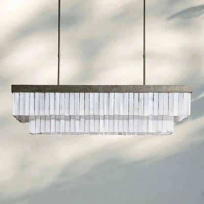 Cameron Rectangular Chandelier 49''59'' - GILDLAMPS