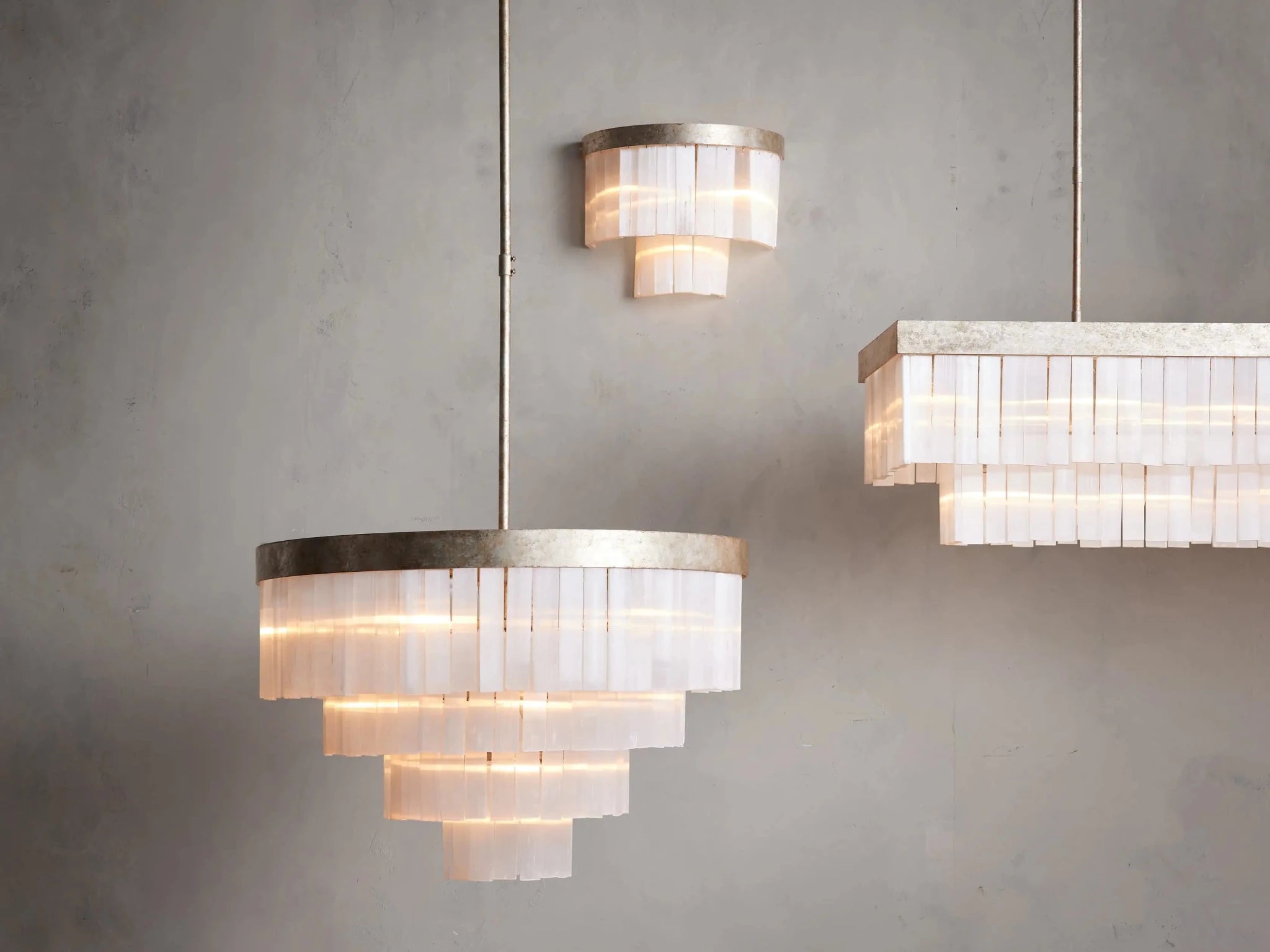 Cameron Rectangular Chandelier 49''59'' - GILDLAMPS