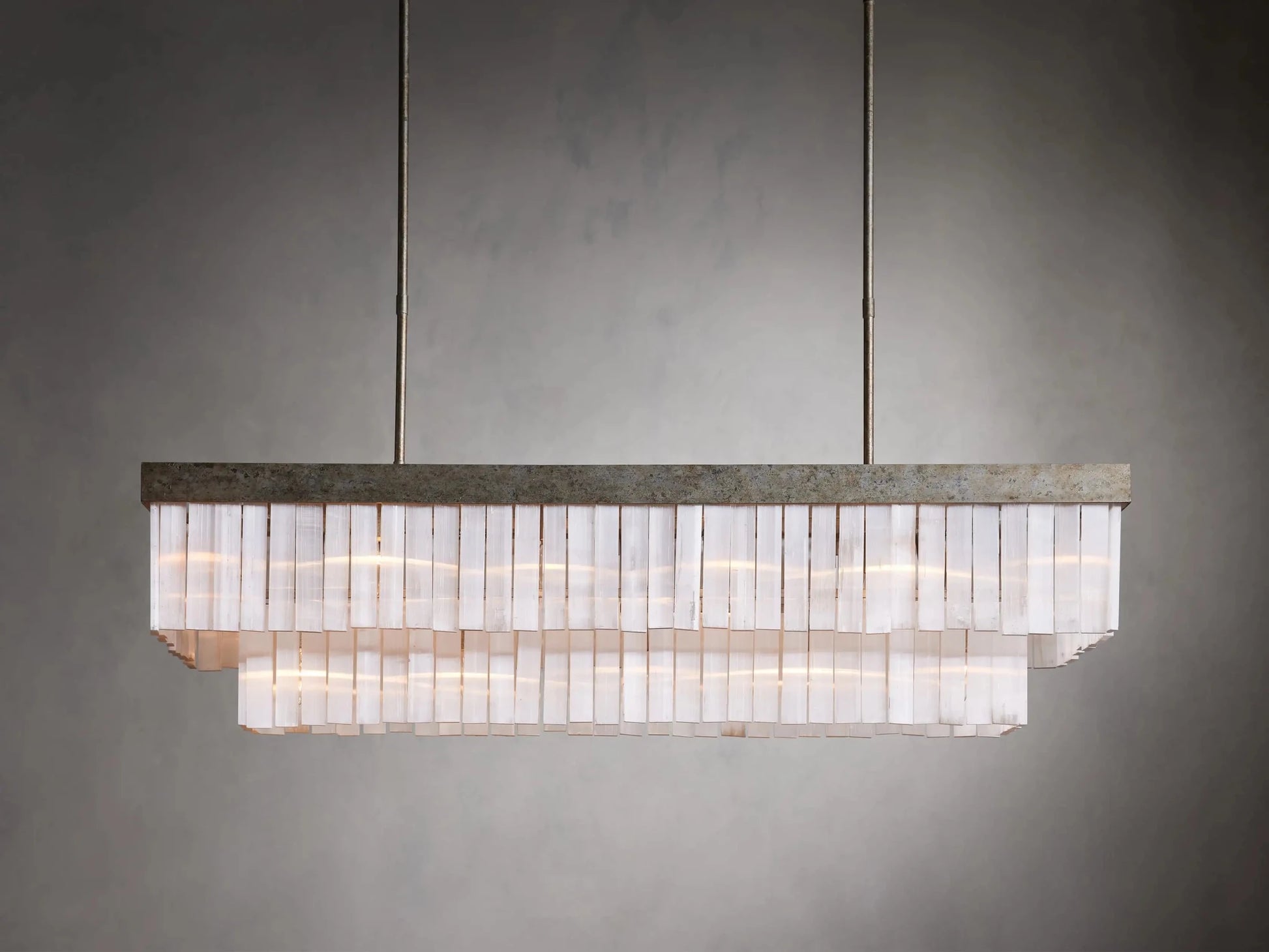 Cameron Rectangular Chandelier 49''59'' - GILDLAMPS