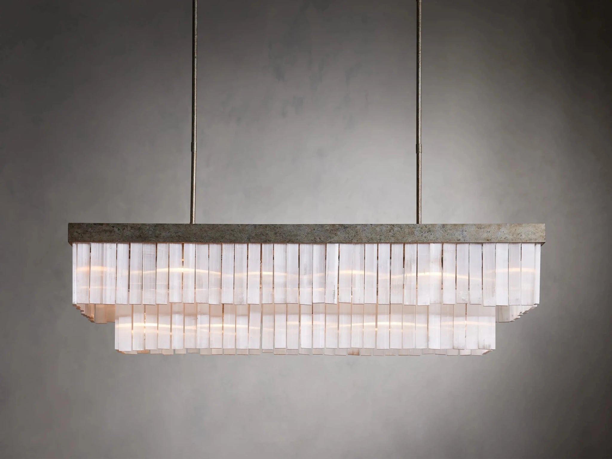 Cameron Rectangular Chandelier 49''59'' - GILDLAMPS