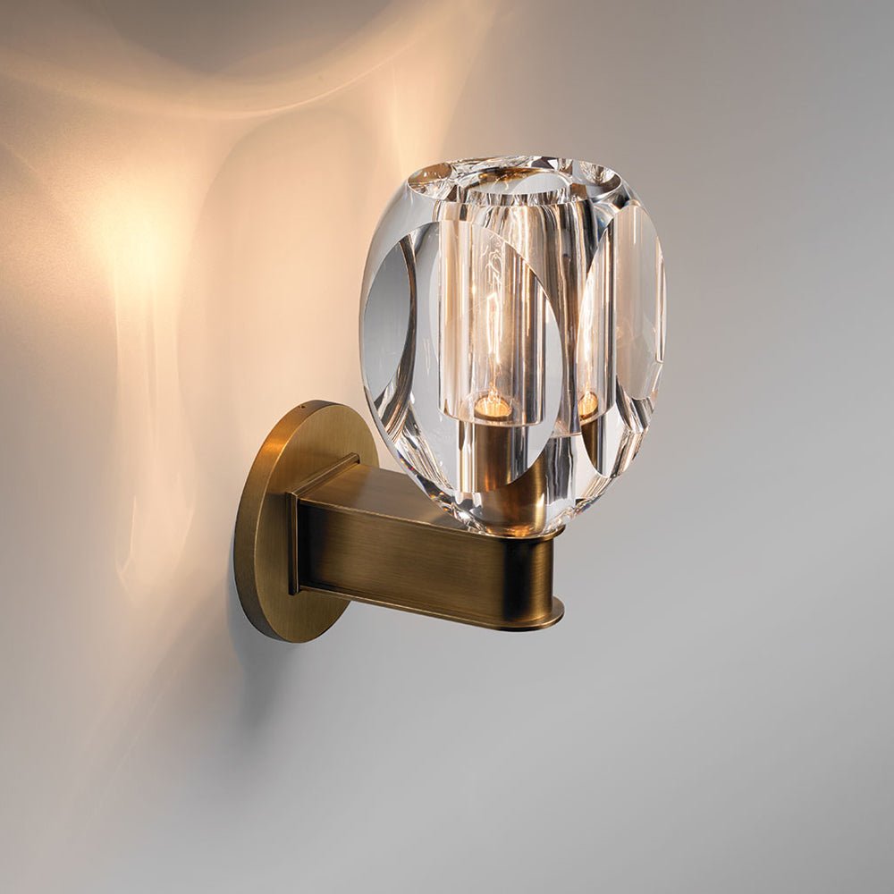 Canson Modern Crystal Bedroom Wall Sconces - GILDLAMPS