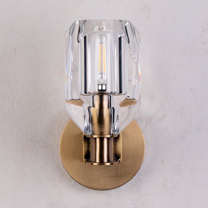 Canson Modern Crystal Bedroom Wall Sconces - GILDLAMPS