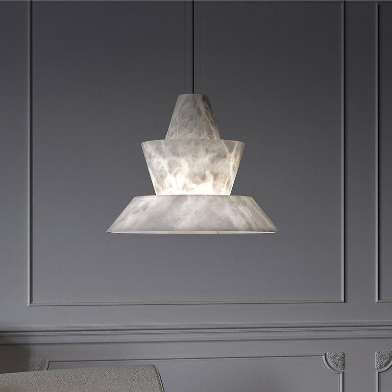 Carol Alabaster Dining Table Pendant Light - GILDLAMPS
