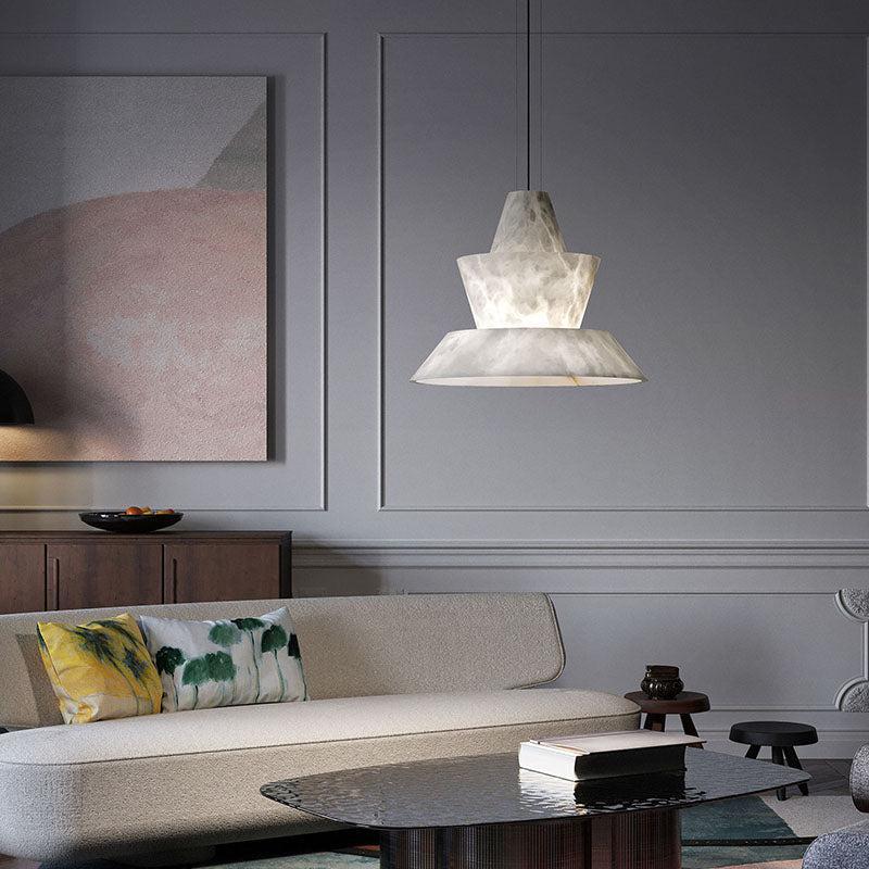 Carol Alabaster Dining Table Pendant Light - GILDLAMPS