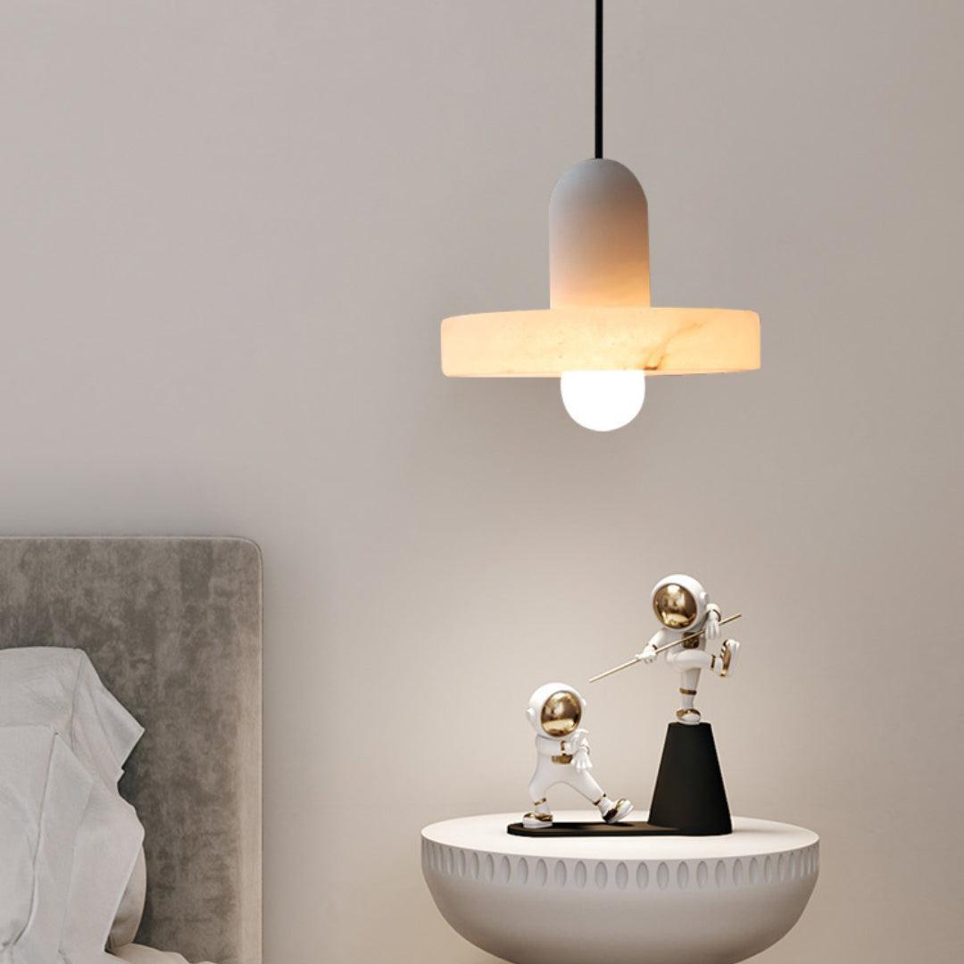 Carrara Alabaster Pendant Lamp - GILDLAMPS