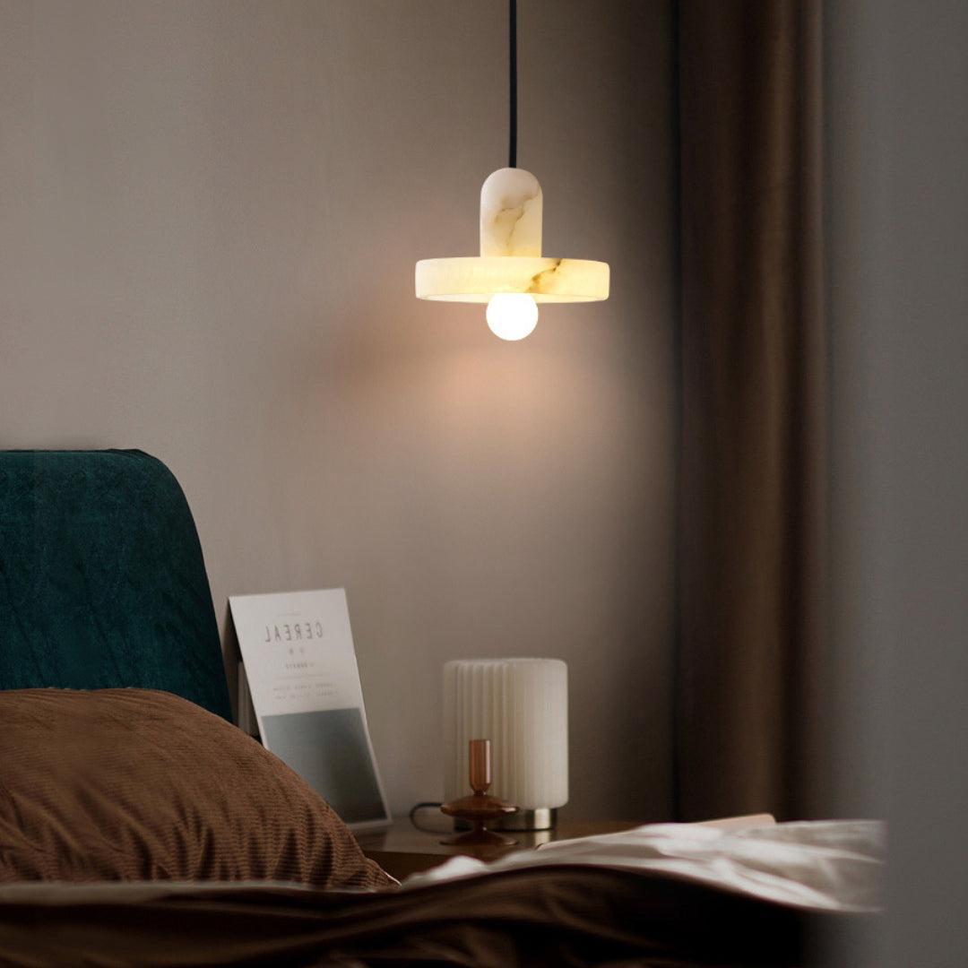 Carrara Alabaster Pendant Lamp - GILDLAMPS