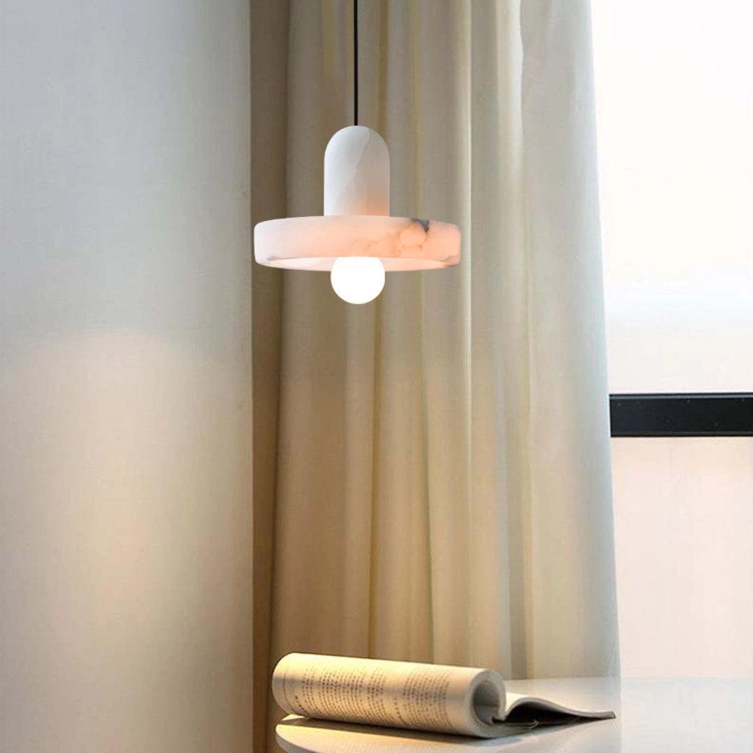 Carrara Alabaster Pendant Lamp - GILDLAMPS