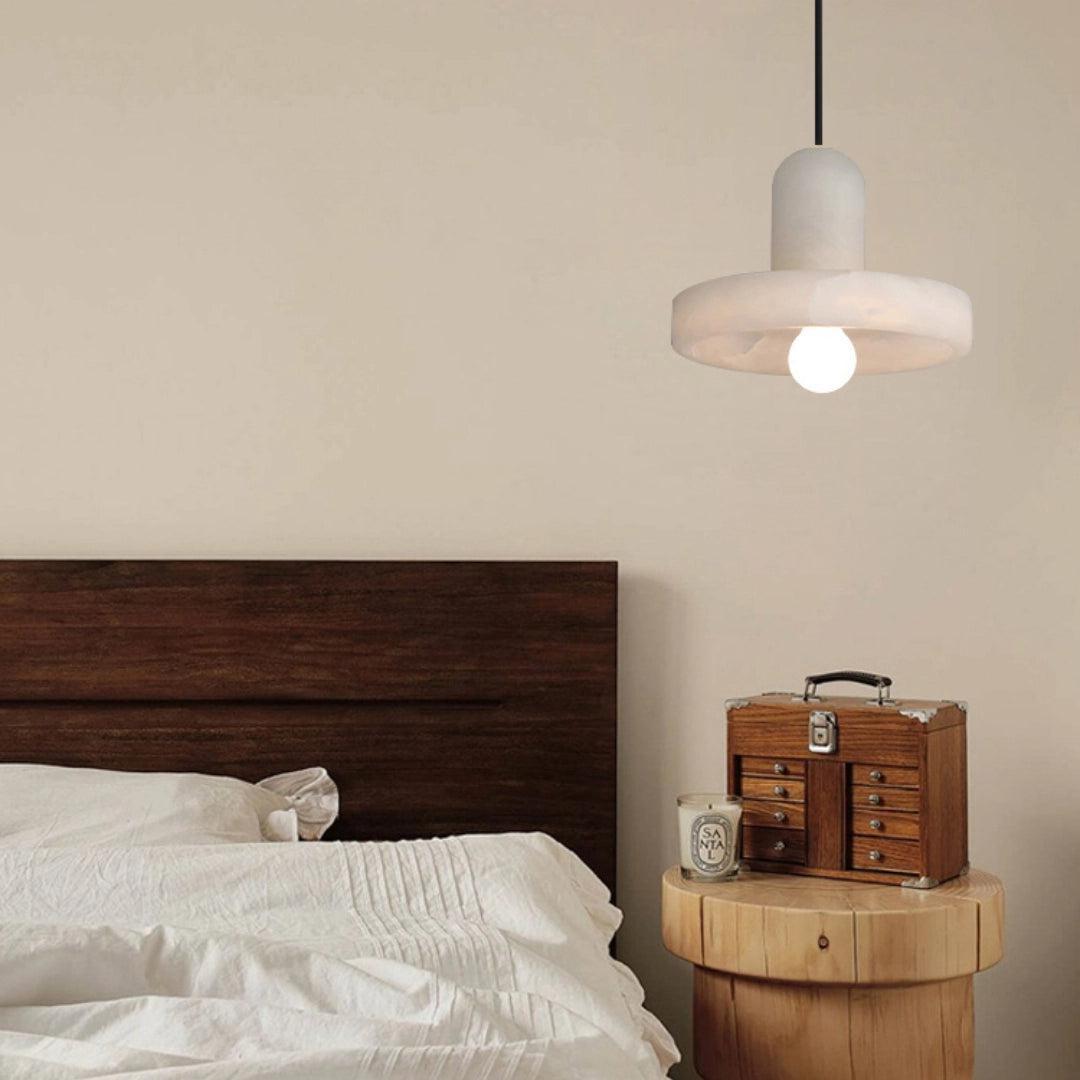 Carrara Alabaster Pendant Lamp - GILDLAMPS