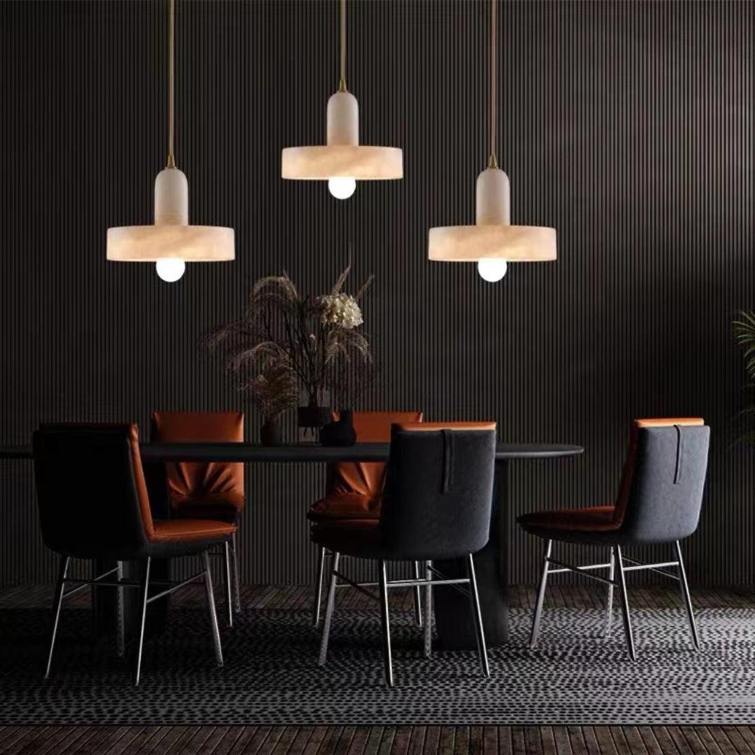 Carrara Alabaster Pendant Lamp - GILDLAMPS