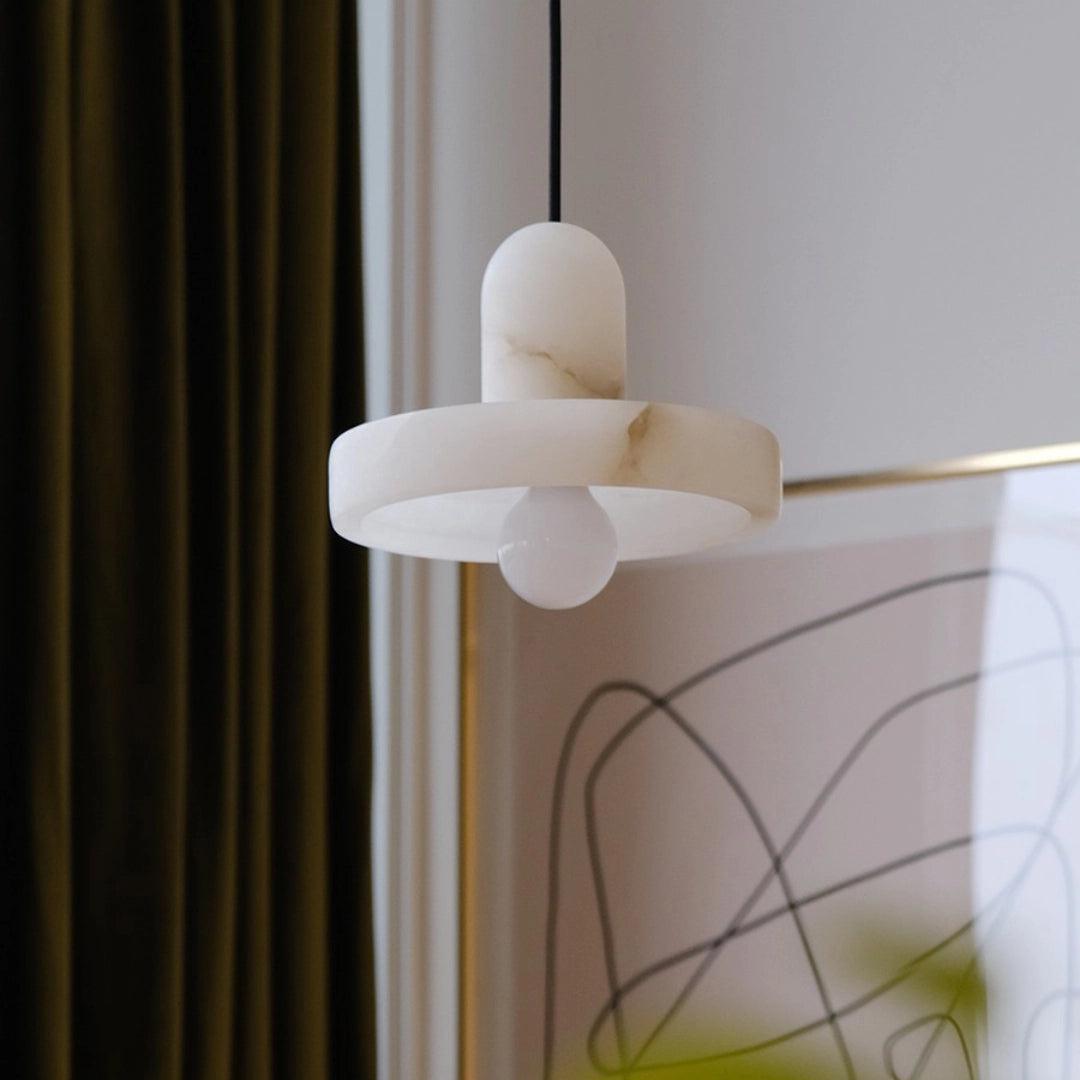 Carrara Alabaster Pendant Lamp - GILDLAMPS