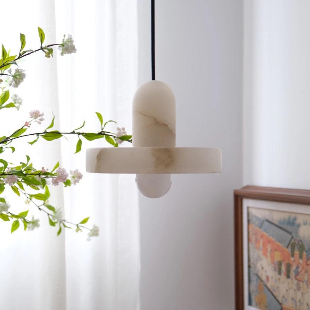 Carrara Alabaster Pendant Lamp - GILDLAMPS
