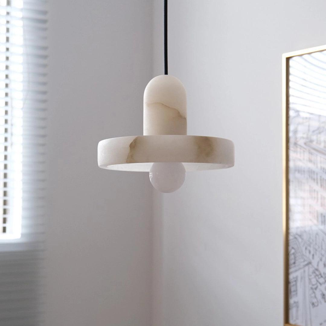 Carrara Alabaster Pendant Lamp - GILDLAMPS