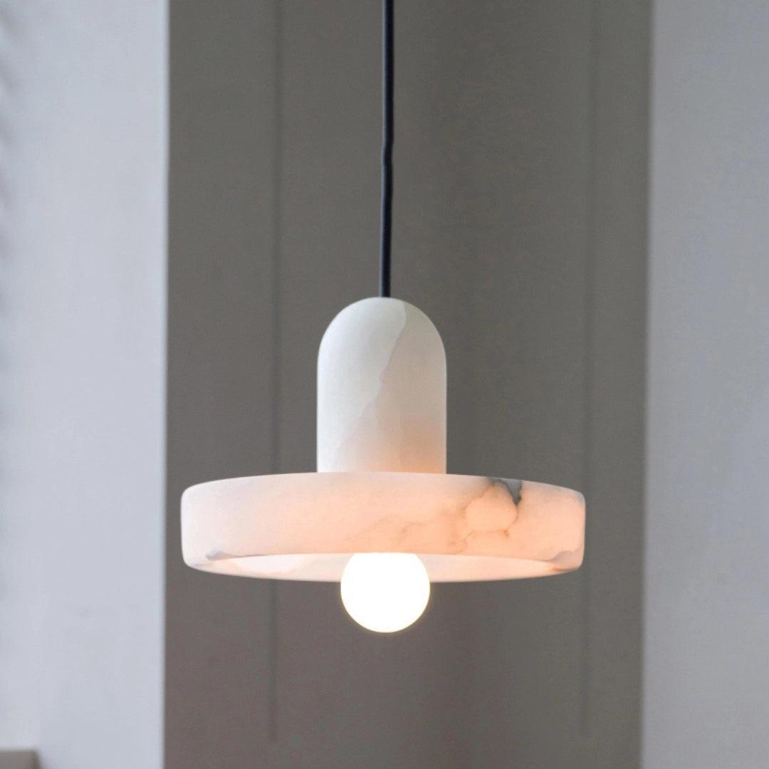 Carrara Alabaster Pendant Lamp - GILDLAMPS