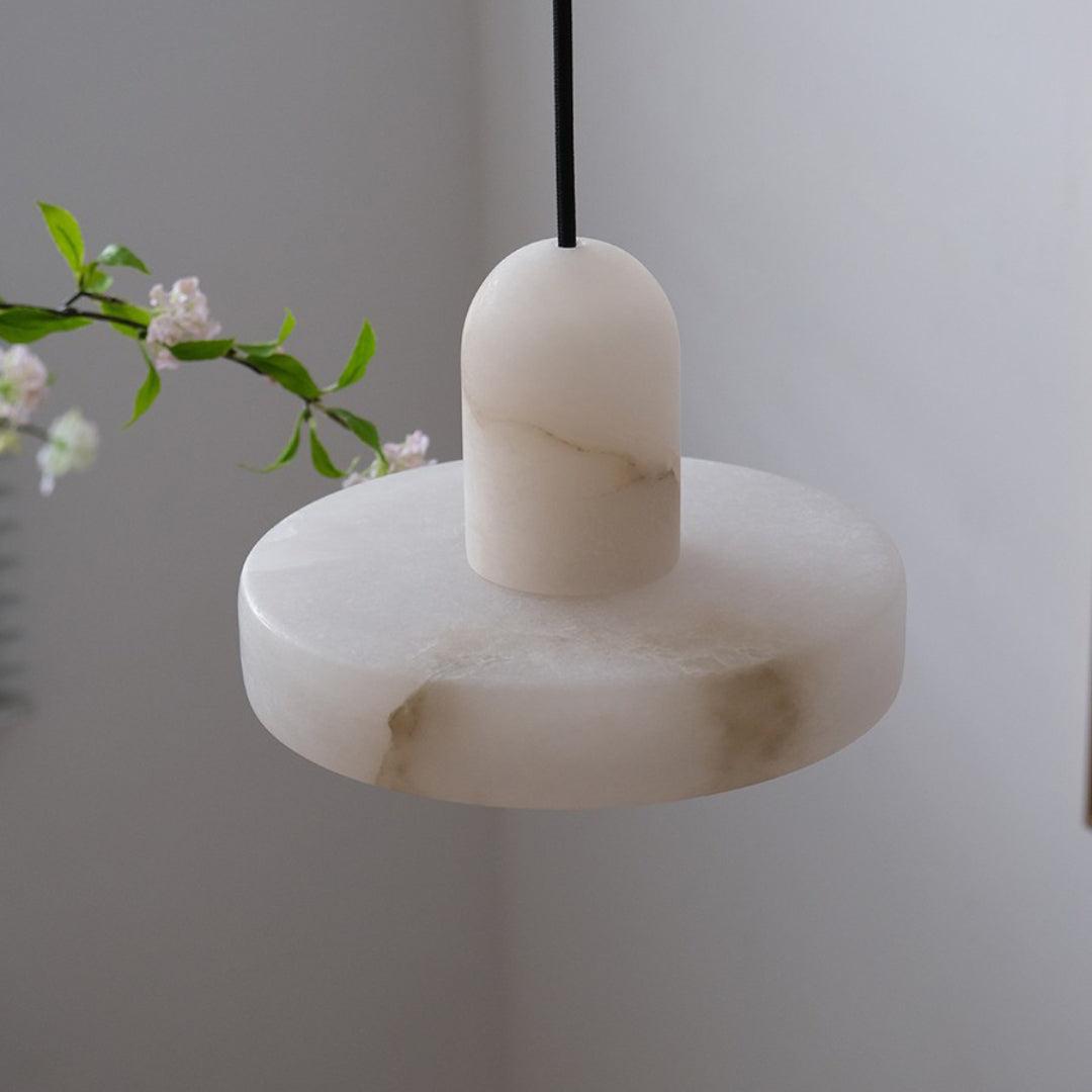 Carrara Alabaster Pendant Lamp - GILDLAMPS