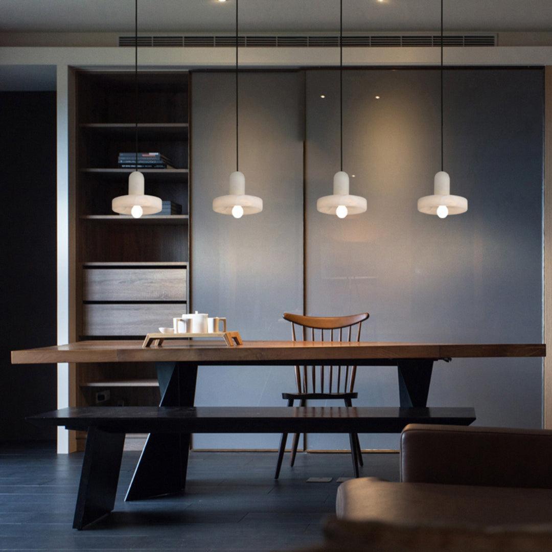Carrara Alabaster Pendant Lamp - GILDLAMPS