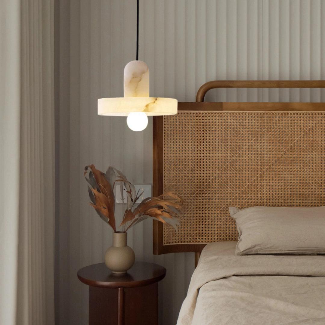 Carrara Alabaster Pendant Lamp - GILDLAMPS