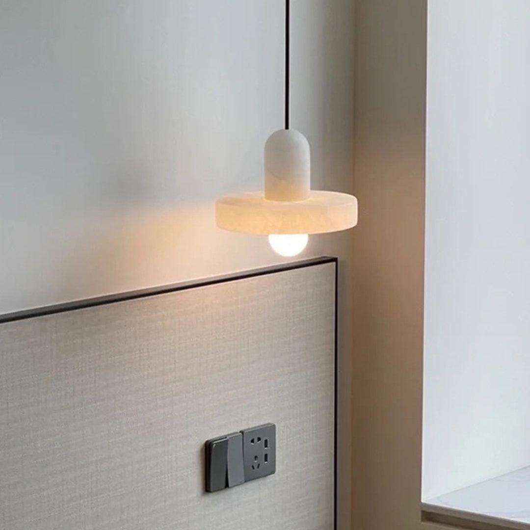 Carrara Alabaster Pendant Lamp - GILDLAMPS
