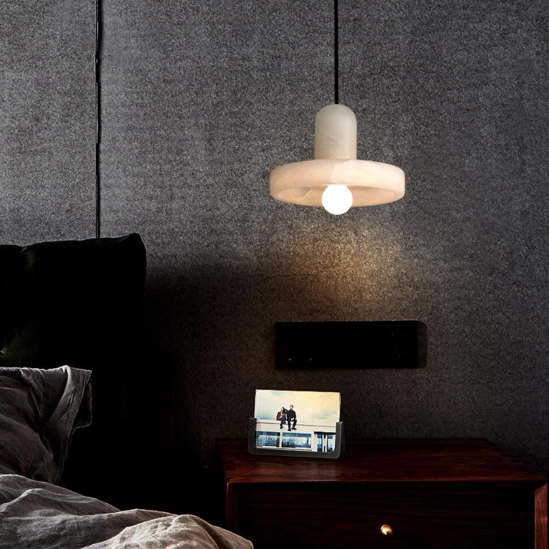 Carrara Alabaster Pendant Lamp - GILDLAMPS