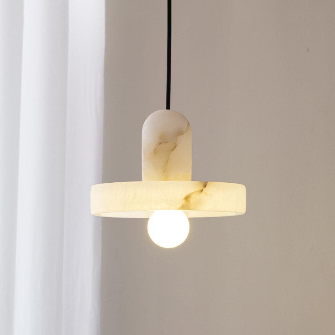 Carrara Alabaster Pendant Lamp - GILDLAMPS