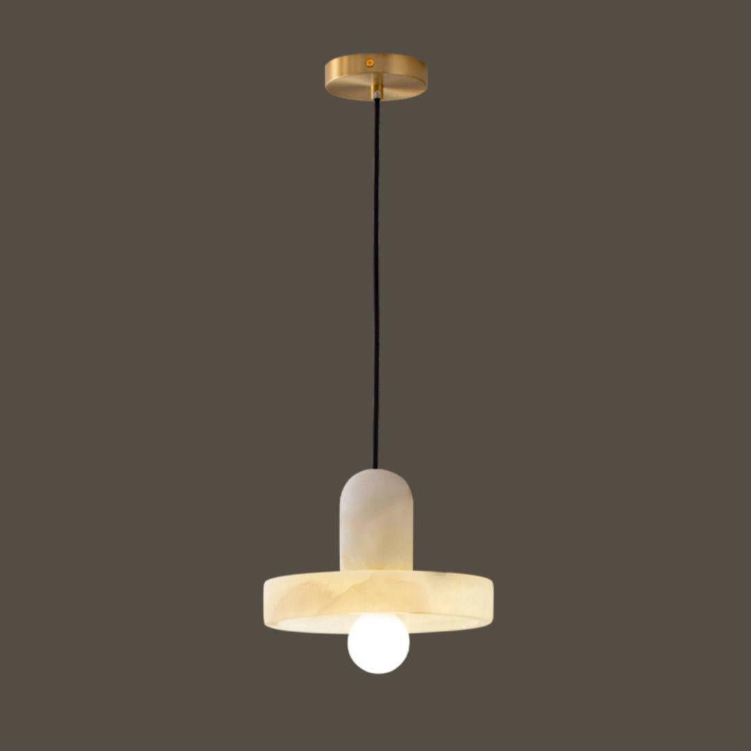 Carrara Alabaster Pendant Lamp - GILDLAMPS