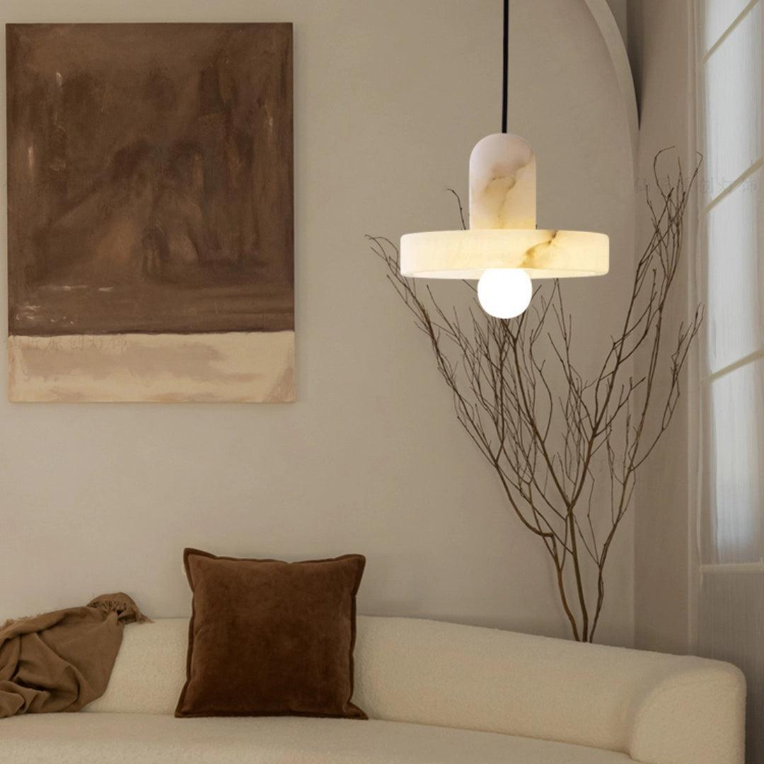 Carrara Alabaster Pendant Lamp - GILDLAMPS