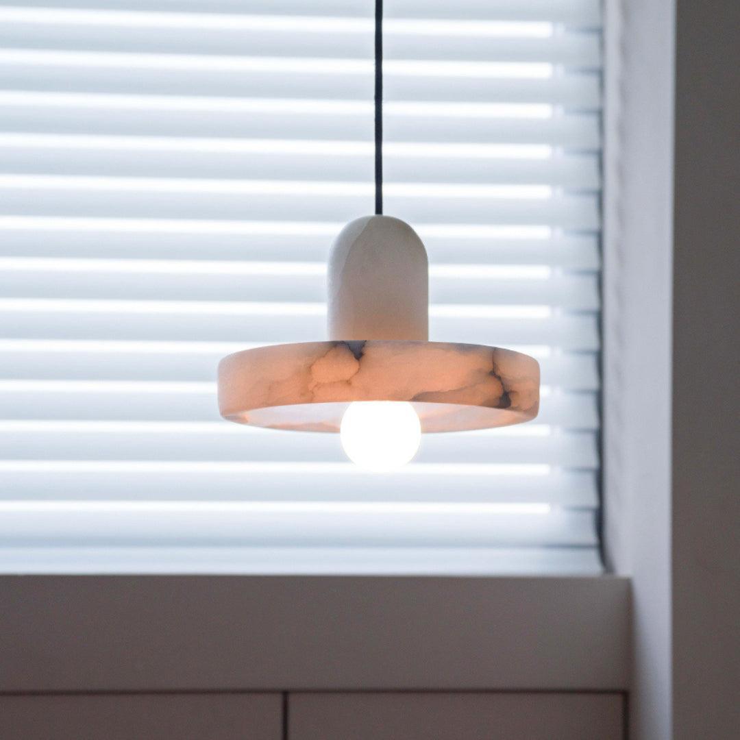 Carrara Alabaster Pendant Lamp - GILDLAMPS