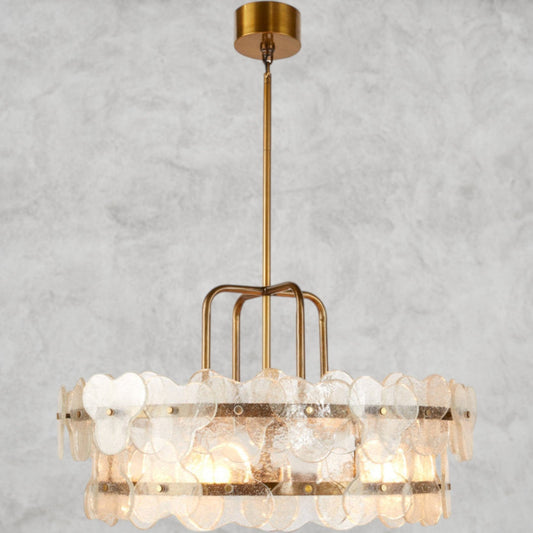 Cascade Glass Chandelier - GILDLAMPS