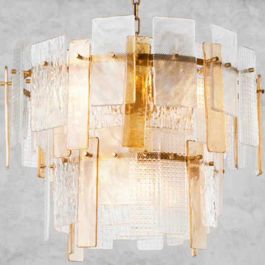 Cassiano Structure Glass Chandelier - GILDLAMPS