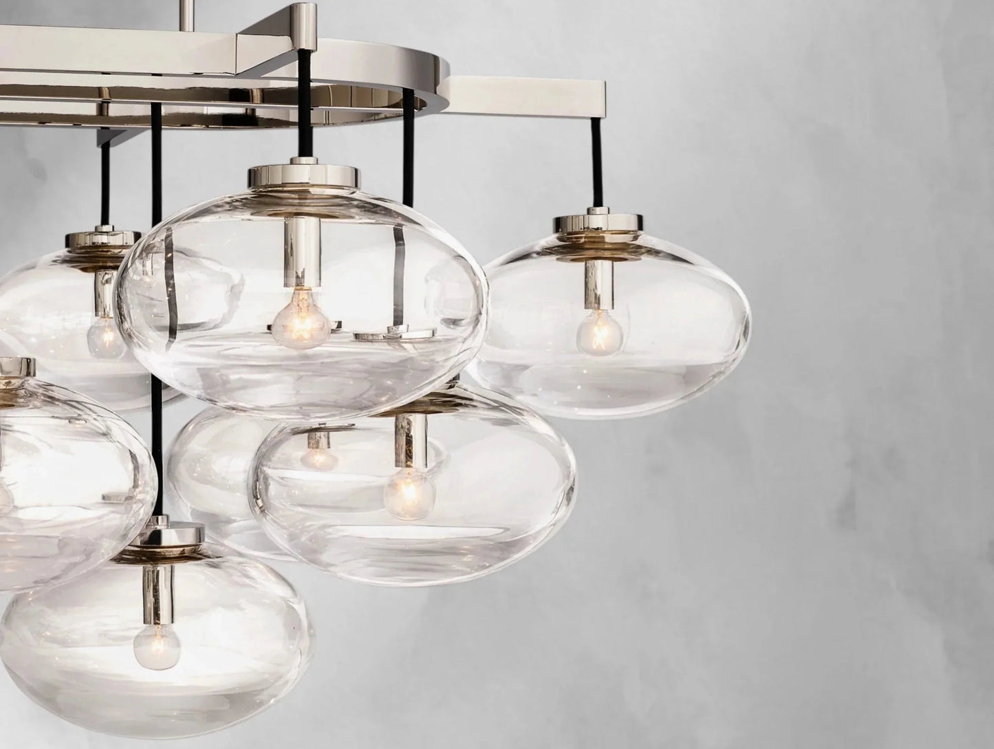 Cebret Glass Linear Chandelier - GILDLAMPS