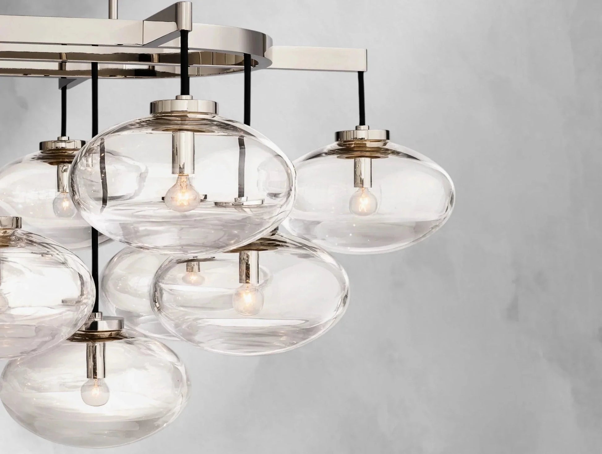 Cebret Glass Linear Chandelier - GILDLAMPS