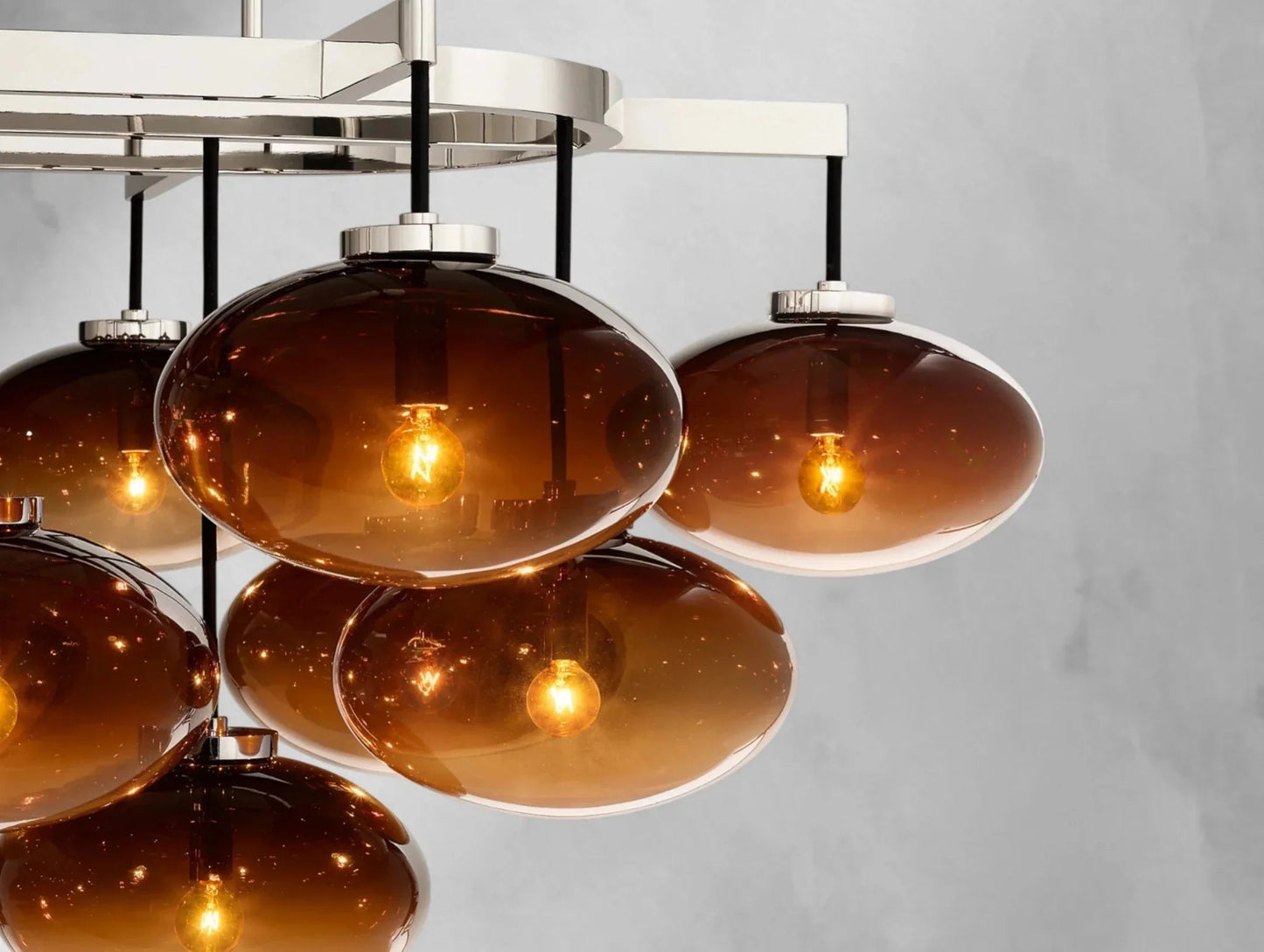 Cebret Glass Linear Chandelier - GILDLAMPS