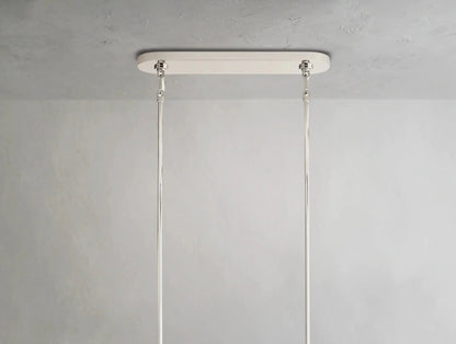 Cebret Glass Linear Chandelier - GILDLAMPS