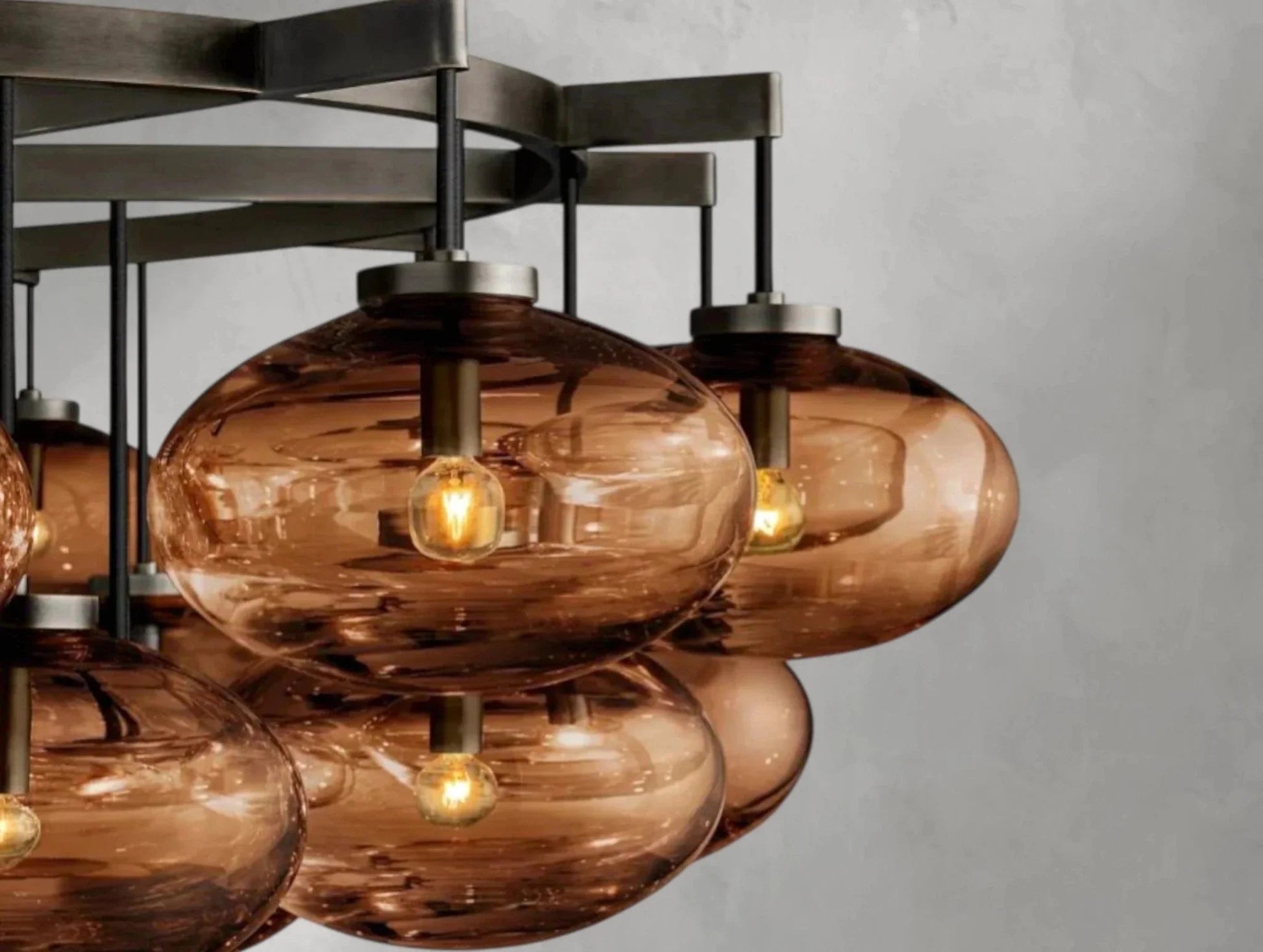 Cebret Glass Round Chandelier - GILDLAMPS