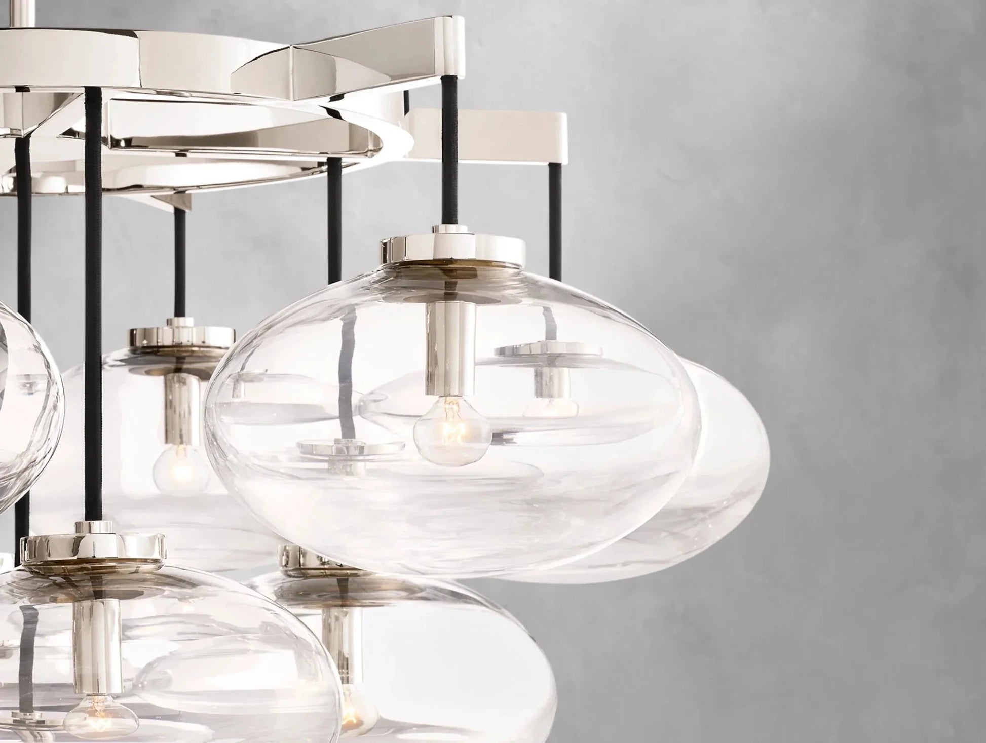 Cebret Glass Round Chandelier - GILDLAMPS